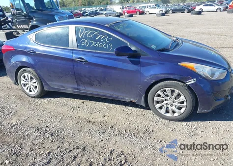 2013 Hyundai Elantra Gls from USA, damaged, VIN 5NPDH4AE5DH205348